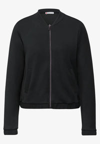 Street One 323841 Silk Look Short Zipper Jacket