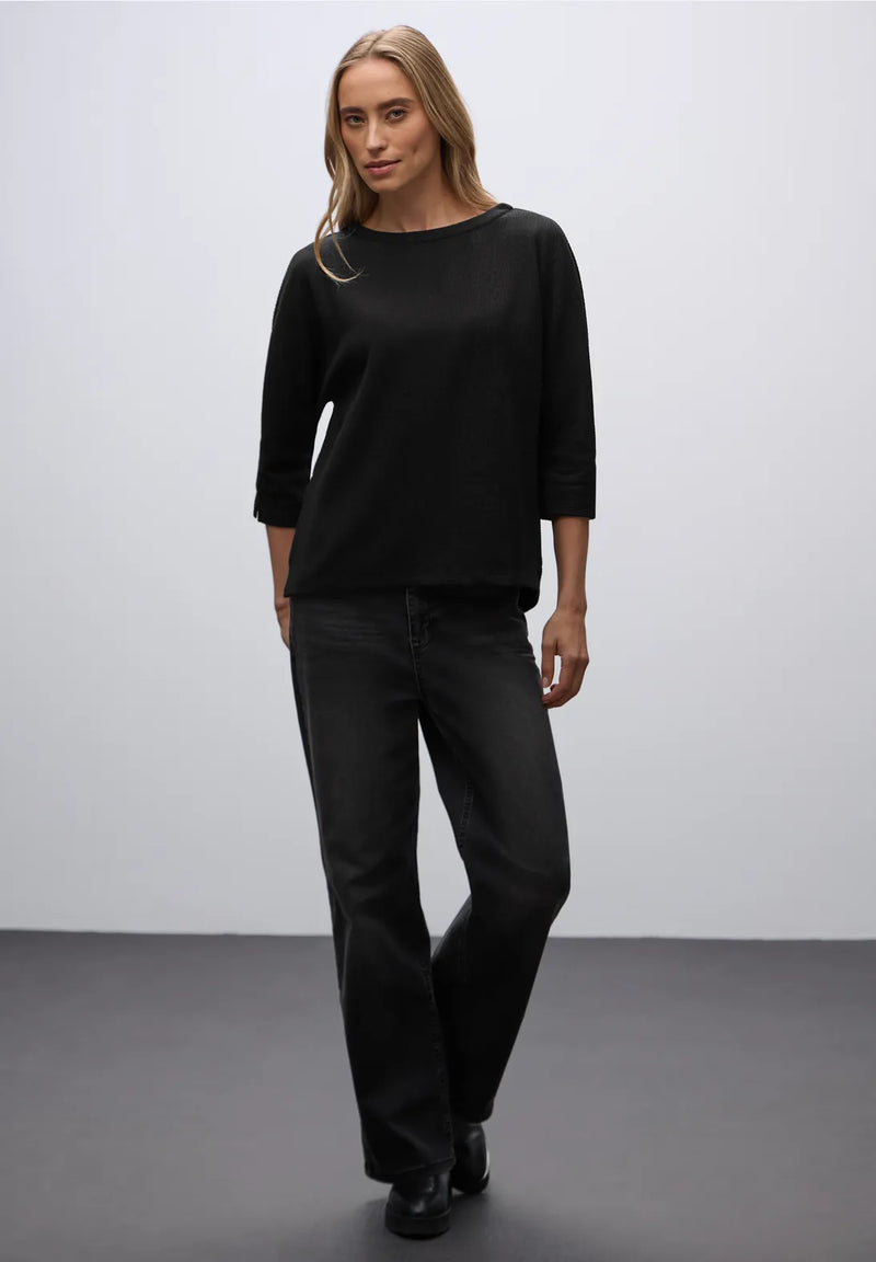 Street One 323842 Structured Shirt W. Lurex Knit