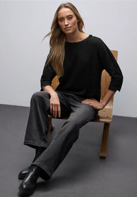 Street One 323842 Structured Shirt W. Lurex Knit