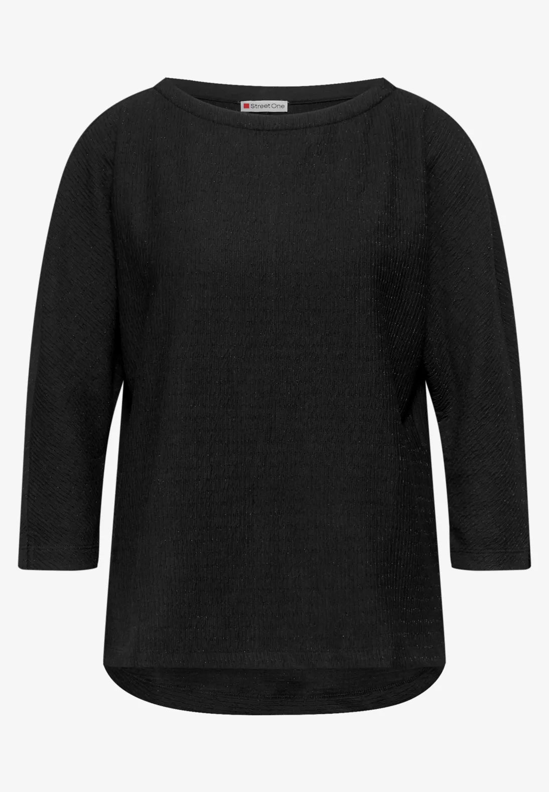 Street One 323842 Structured Shirt W. Lurex Knit