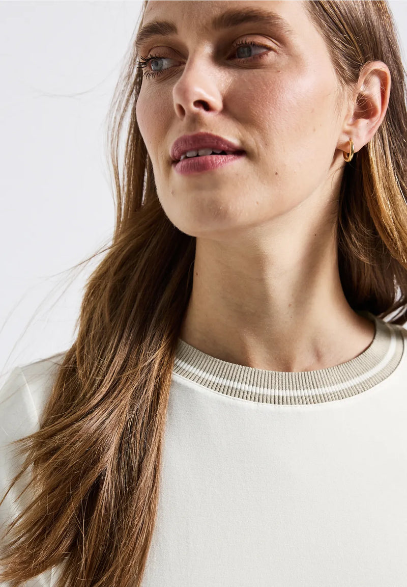 Street One 323849 Shirt W.Rib Collar