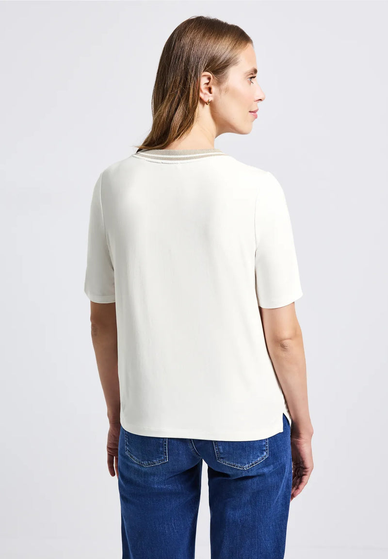 Street One 323849 Shirt W.Rib Collar