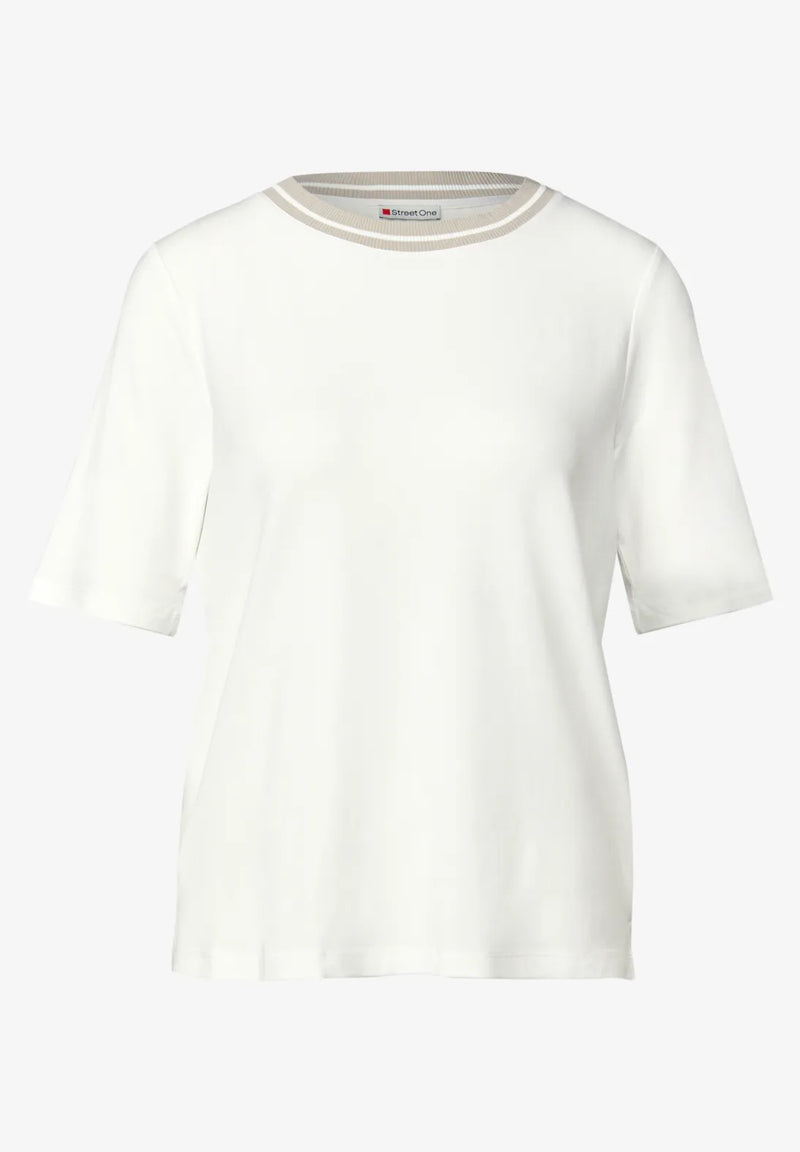 Street One 323849 Shirt W.Rib Collar