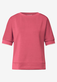 Street One 323881 Silk Look Shirt W.Rib C