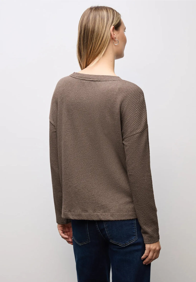 Street One 324019 Structure Shirt With Buttons At Side