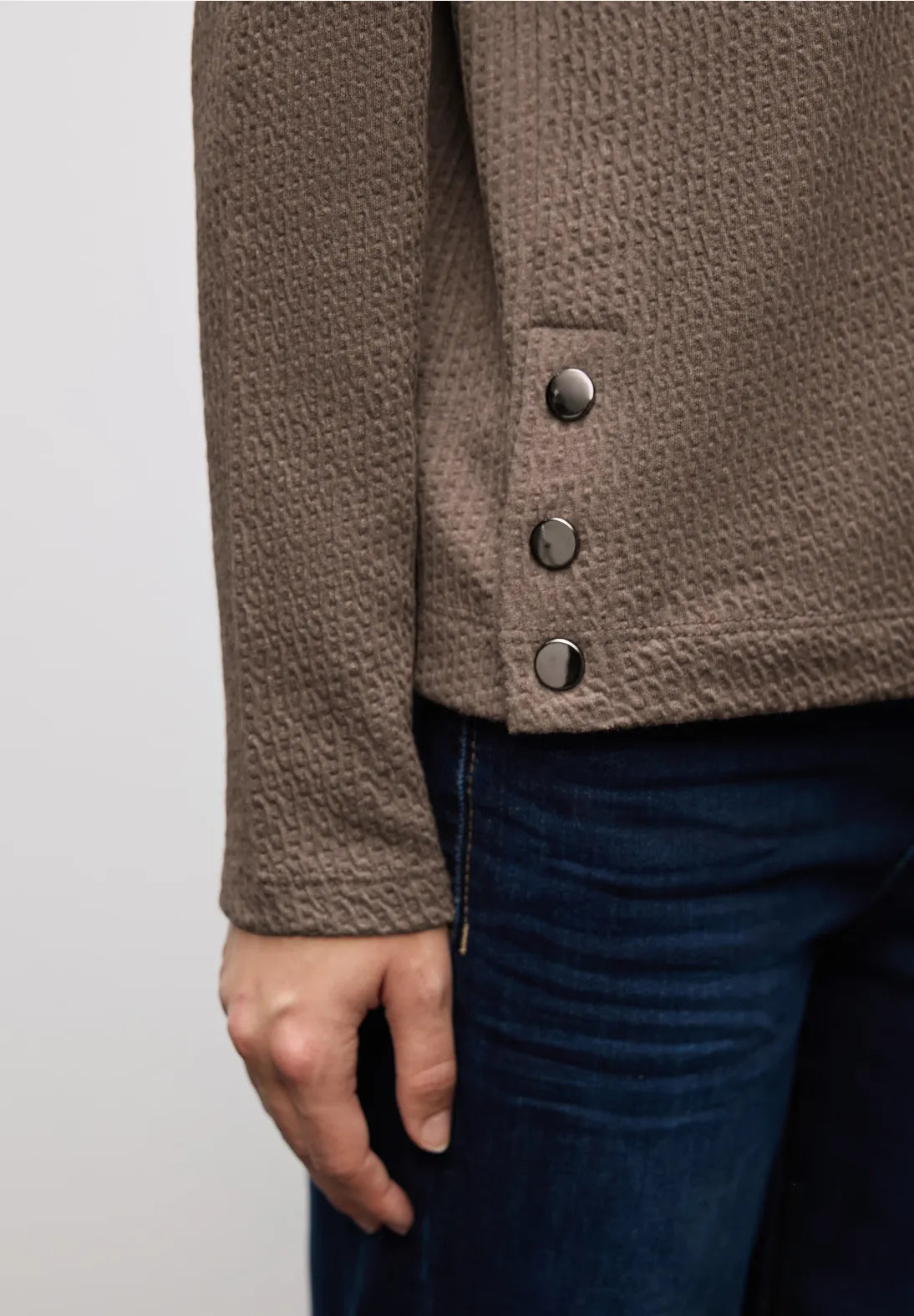 Street One 324019 Structure Shirt With Buttons At Side