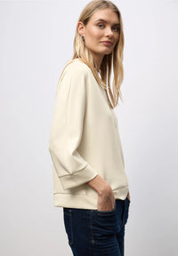 Street One 324025 Silk Look Shirt With Zipper