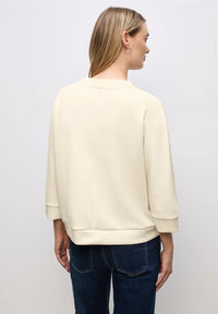 Street One 324025 Silk Look Shirt With Zipper