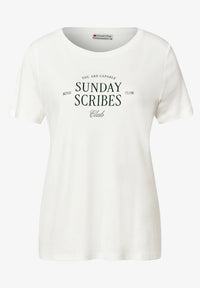 Street One 324042 Interlock Shirt W.Flock Wording