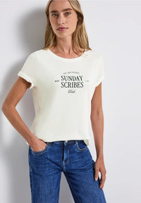 Street One 324042 Interlock Shirt W.Flock Wording