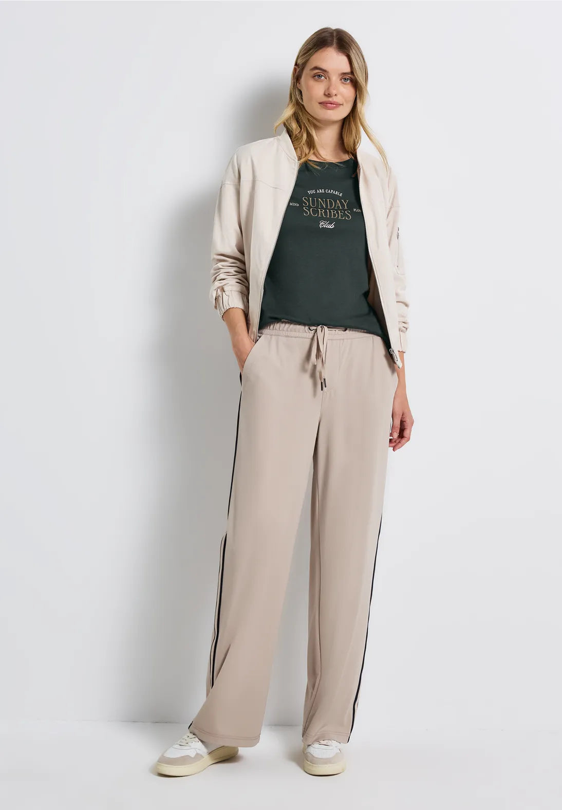 Street One 324042 Interlock Shirt W.Flock Wording