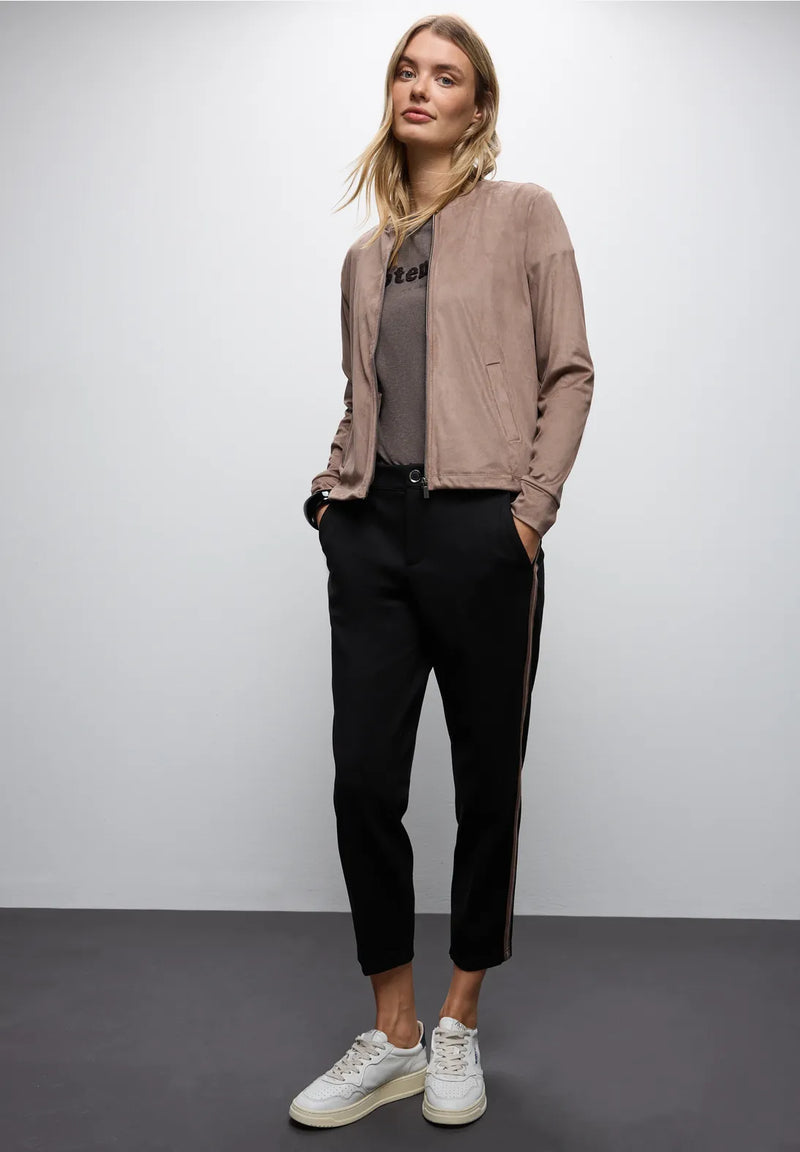 Street One 324043 Soft Shirt With Bouclé Wording