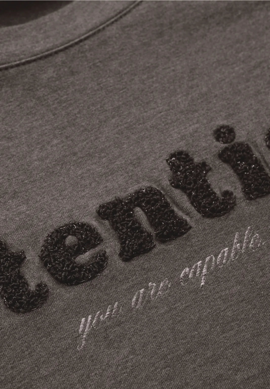 Street One 324043 Soft Shirt With Bouclé Wording