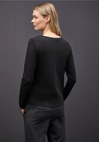 Street One 324277 Shirt With Mesh Insert