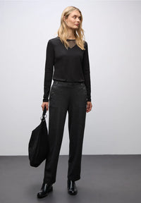 Street One 324277 Shirt With Mesh Insert