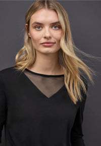 Street One 324277 Shirt With Mesh Insert