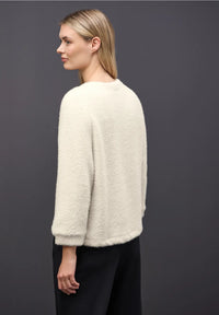 Street One 324282 Heavy Fluffy Shiny Zig-Zag Shirt