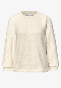 Street One 324282 Heavy Fluffy Shiny Zig-Zag Shirt