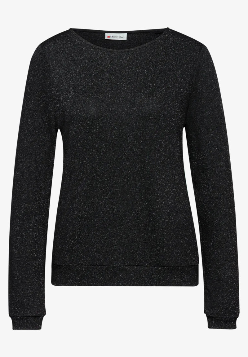 Street One 324291 Fine Shiny Knit Look Shirt