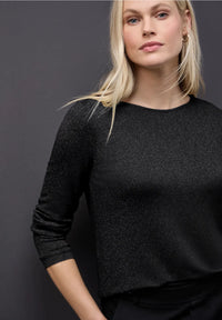 Street One 324291 Fine Shiny Knit Look Shirt