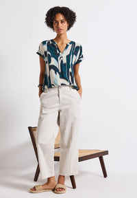 Street One 345915 Shirtblouse w splitneck