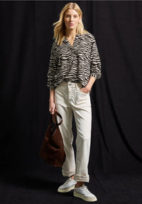 Street One 346047 Splitneck Tunic Blouse