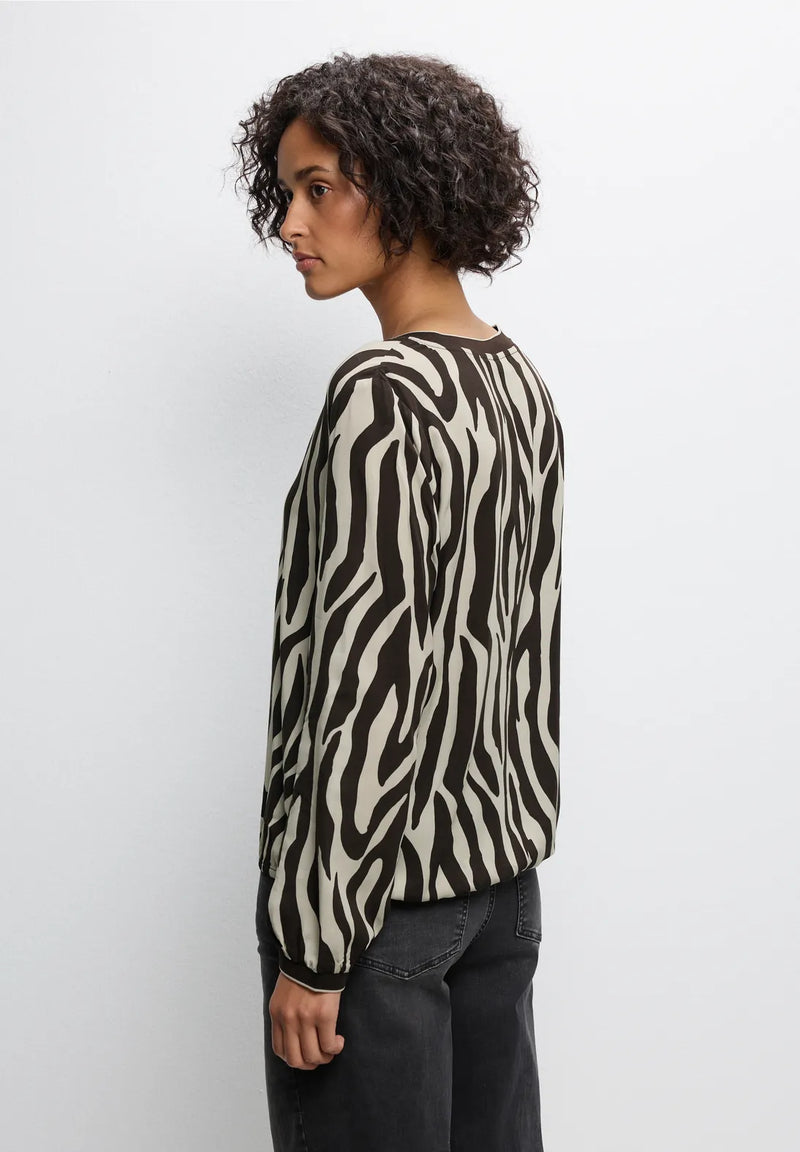 Street One 346048 Tunic Blouse W Elastic Tape De