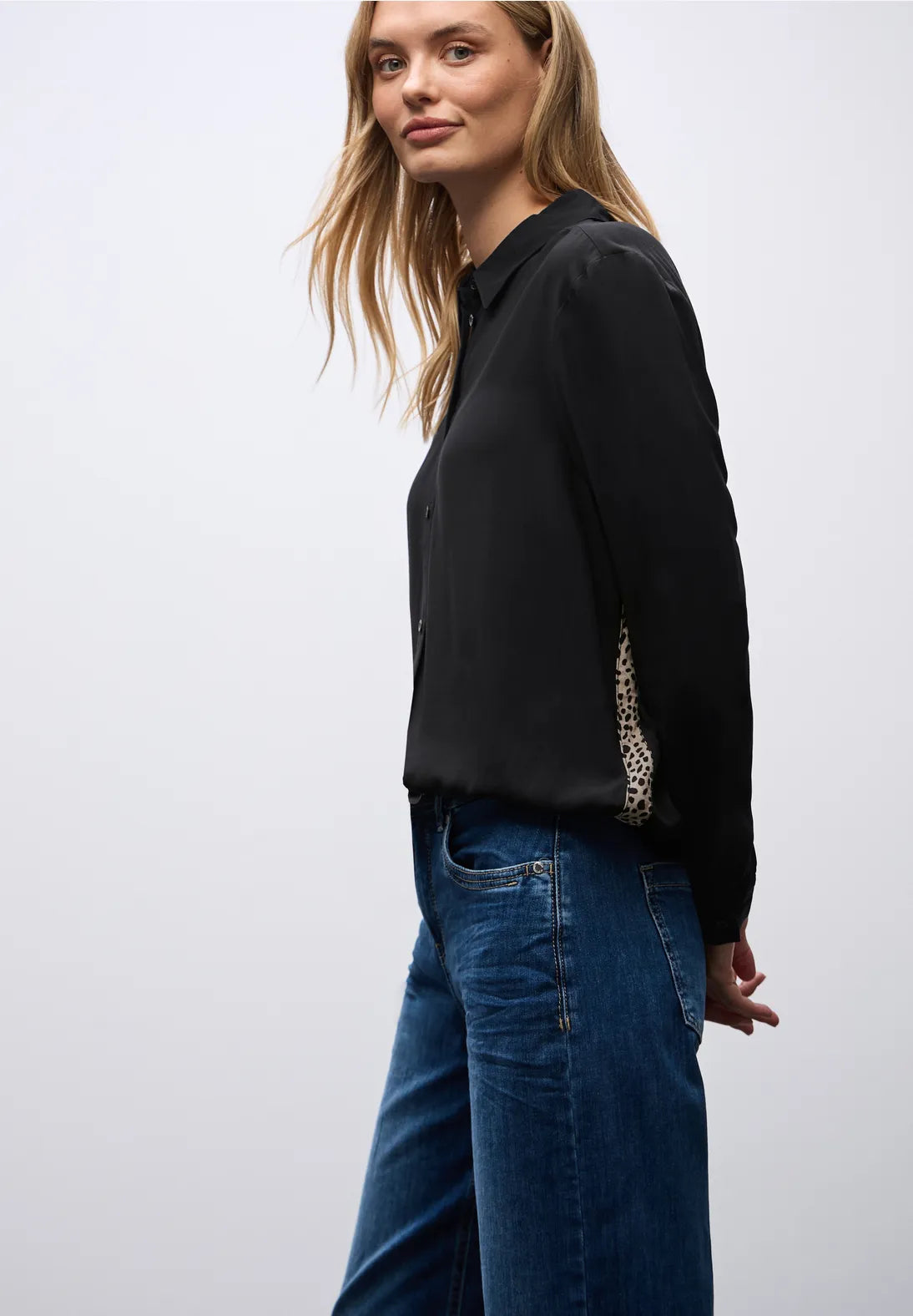 Street One 346126 Shirtcollar Blouse W Gathered