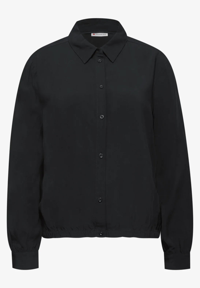 Street One 346126 Shirtcollar Blouse W Gathered