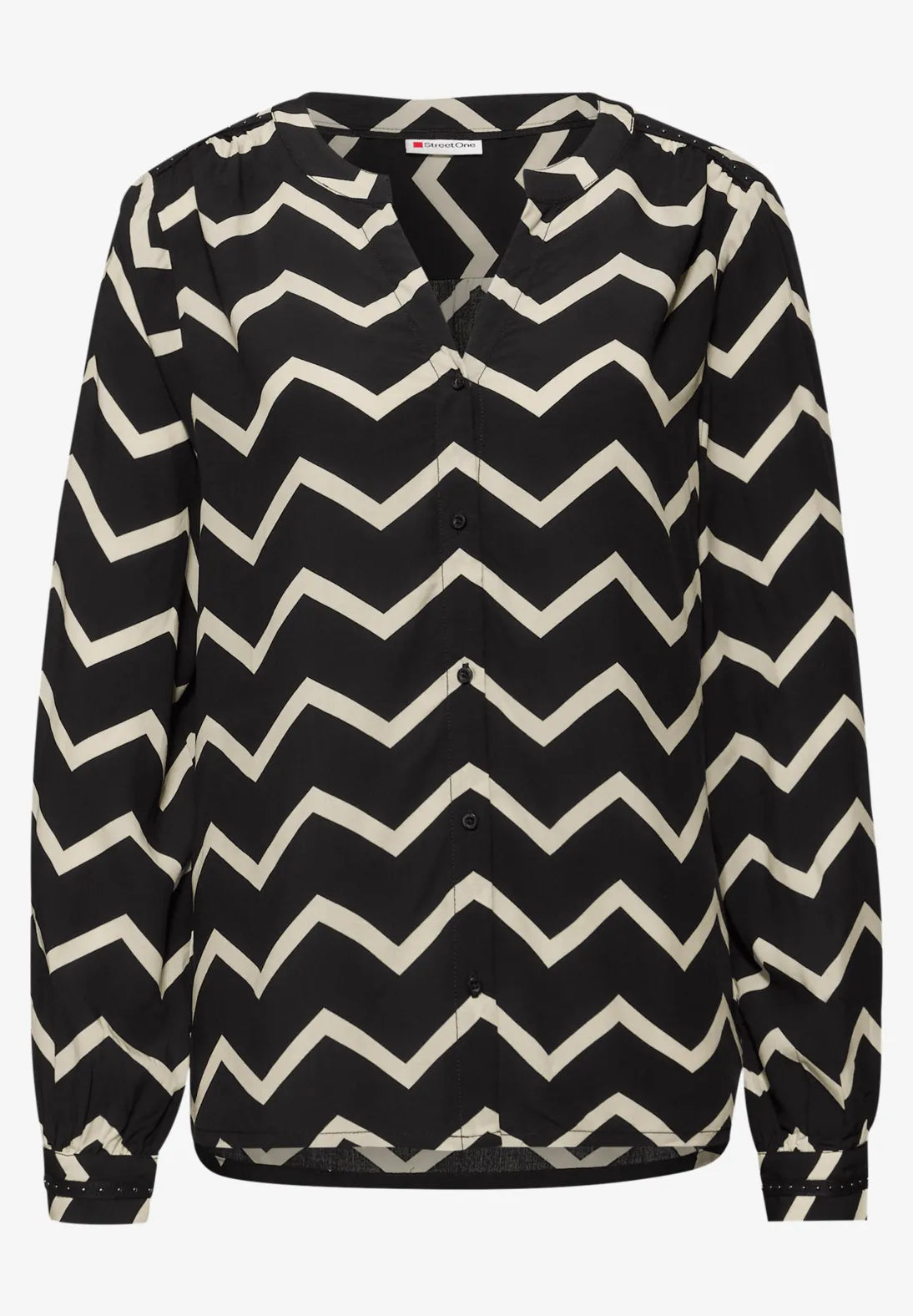 Street One 346159 Tunicblouse With Stud Details AOP