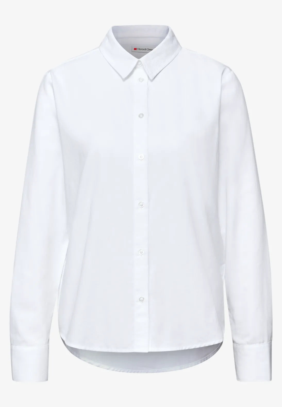 Street One 346162 Buttoned Cotton Shirtcollar Top