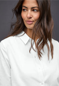 Street One 346162 Buttoned Cotton Shirtcollar Top