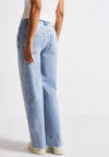 Street One 379536 Wide Leg hw bleached wash