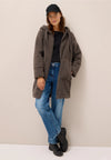 CECIL 101271 Long Teddy Coat with hood