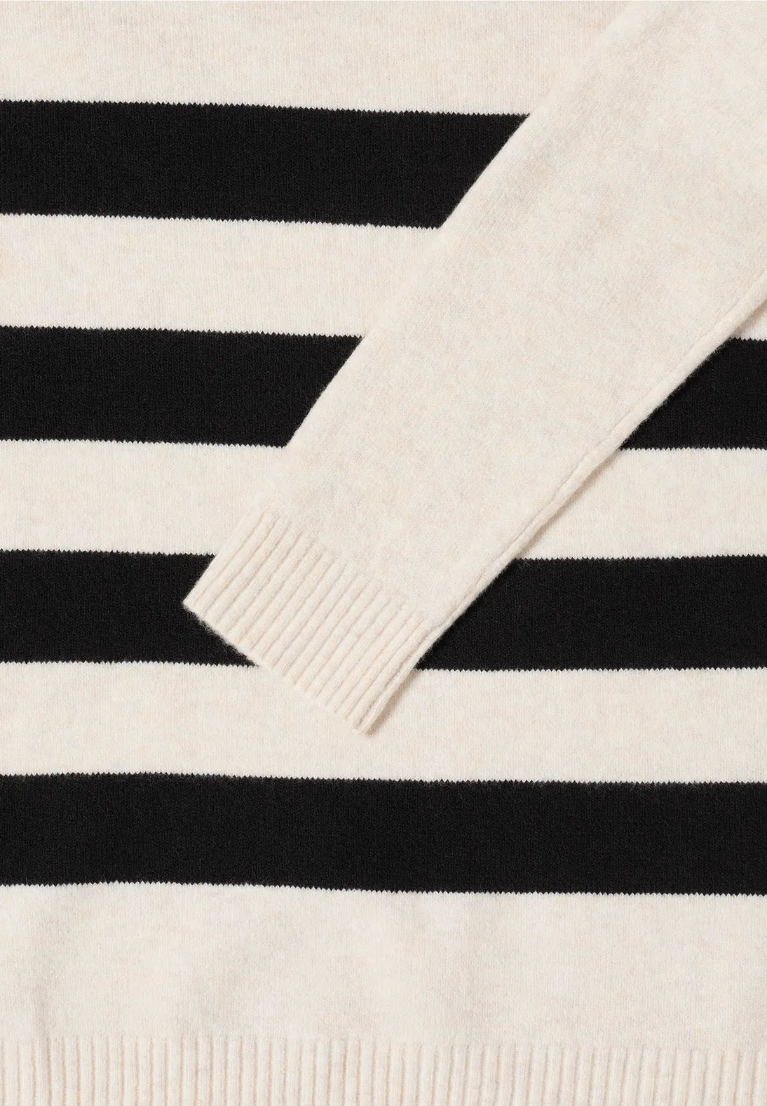 CECIL 303395 Gemütlicher Rollkragenpullover mit Streifen