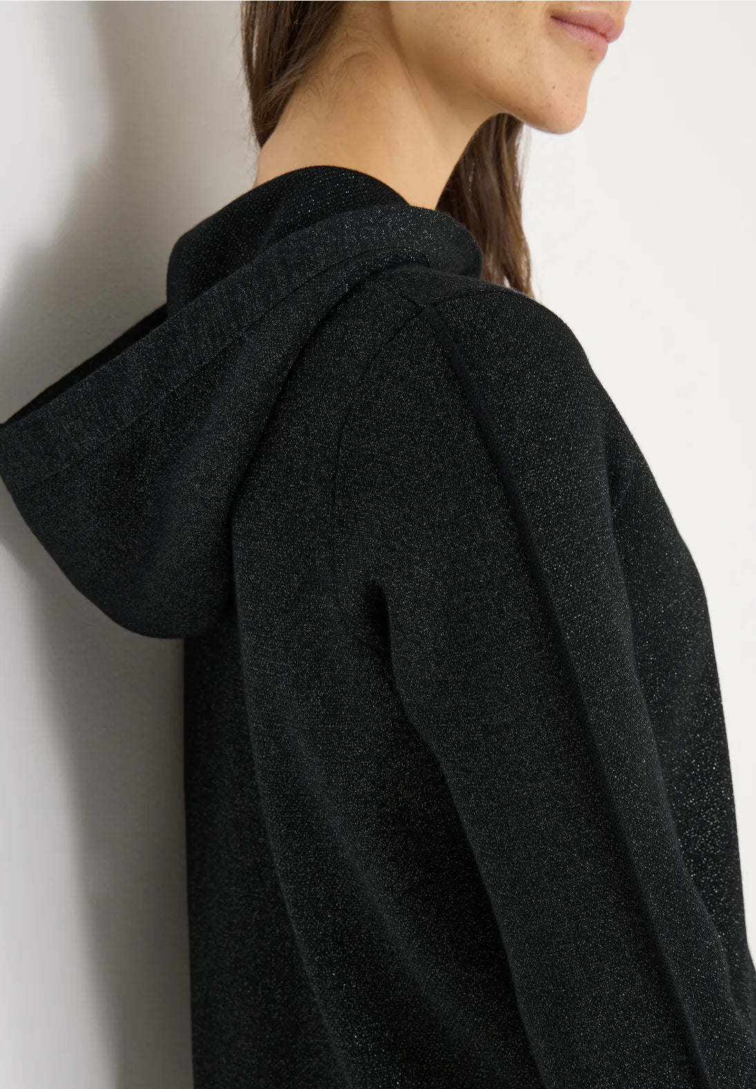 CECIL 303628 Jacquard Lurex Hoody