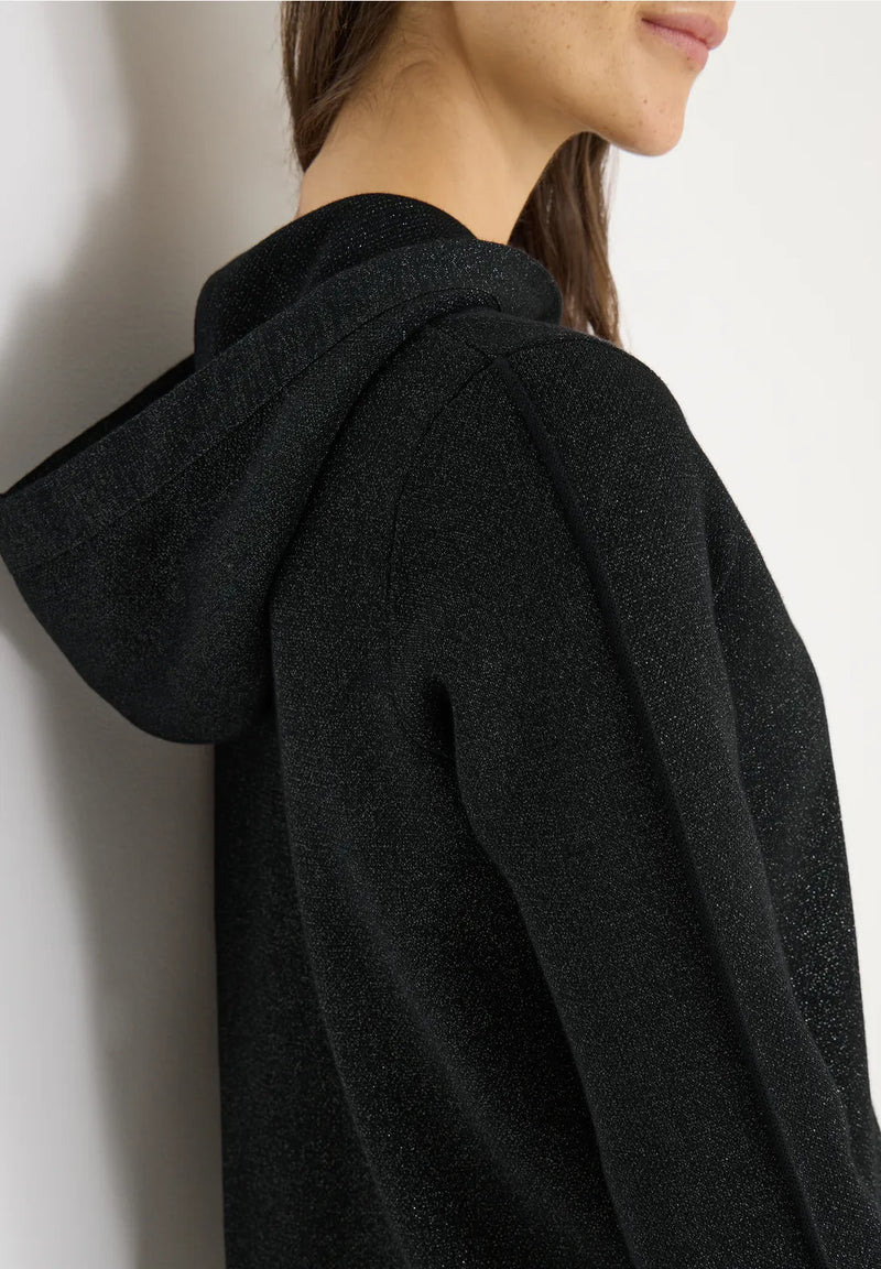 CECIL 303628 Jacquard Lurex Hoody