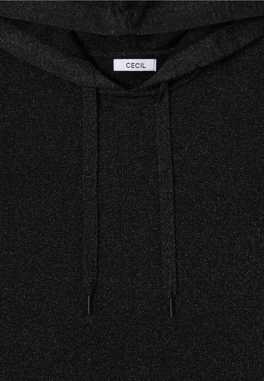 CECIL 303628 Jacquard Lurex Hoody