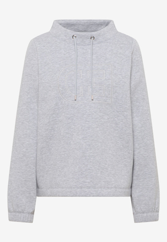 CECIL 303636 Sweatshirt With Funnel Neck