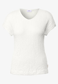 CECIL 323519 Crinkle Structure T-Shirt