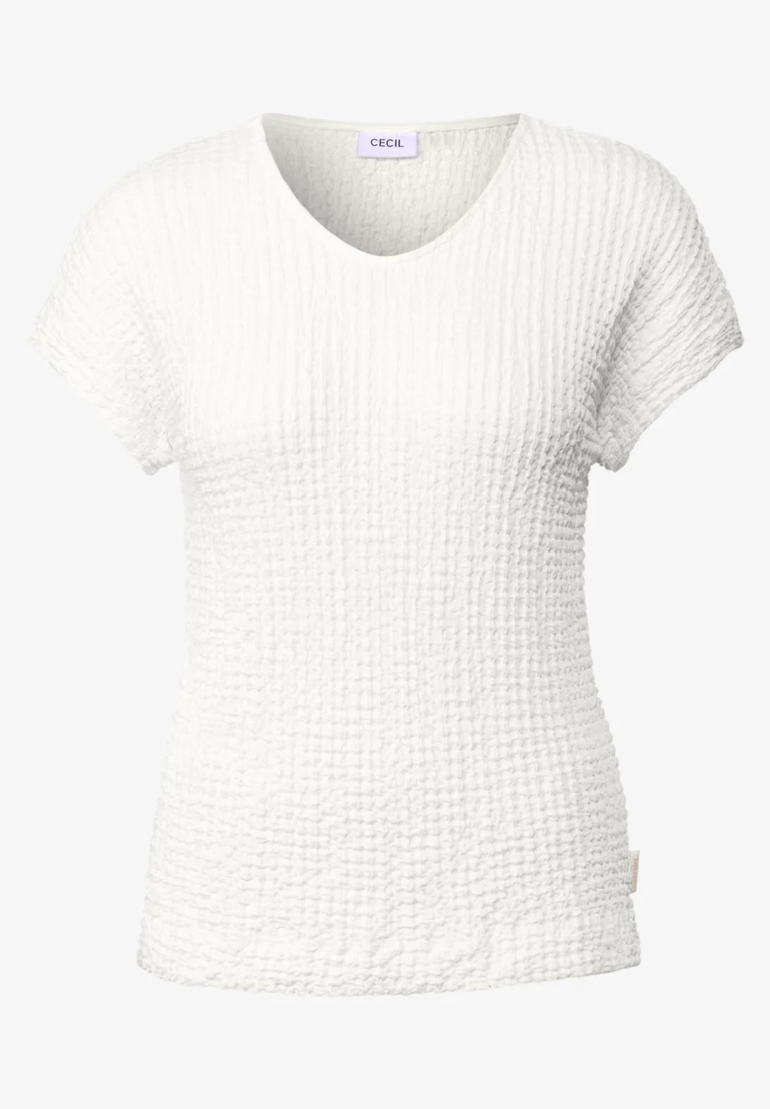 CECIL 323519 Crinkle Structure T-Shirt