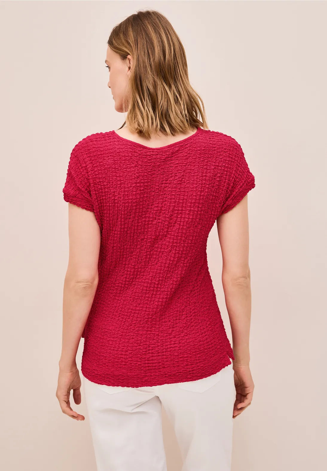 CECIL 323519 Crinkle Structure T-Shirt