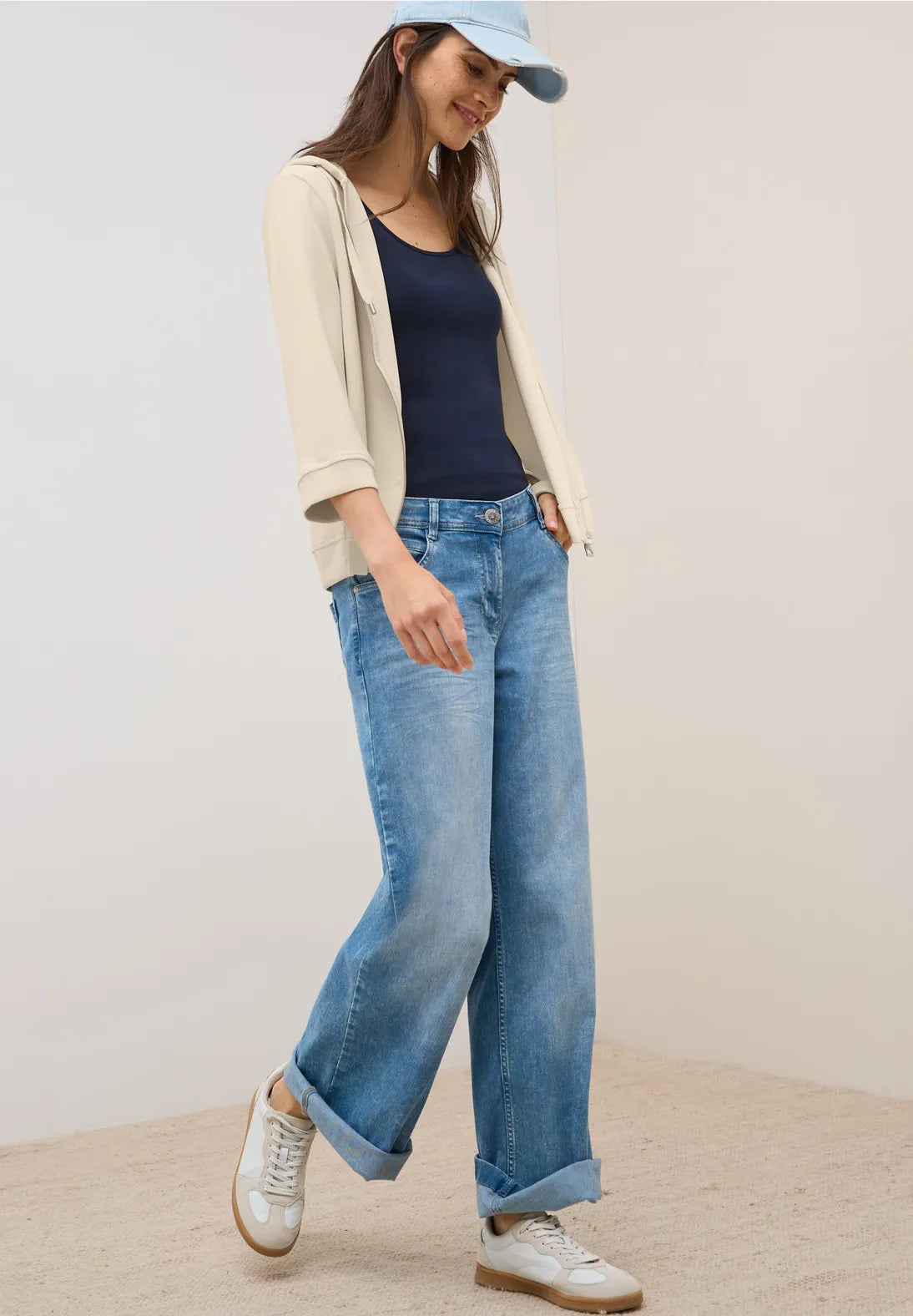 CECIL 323699 Soft Modal Hoody Jacket