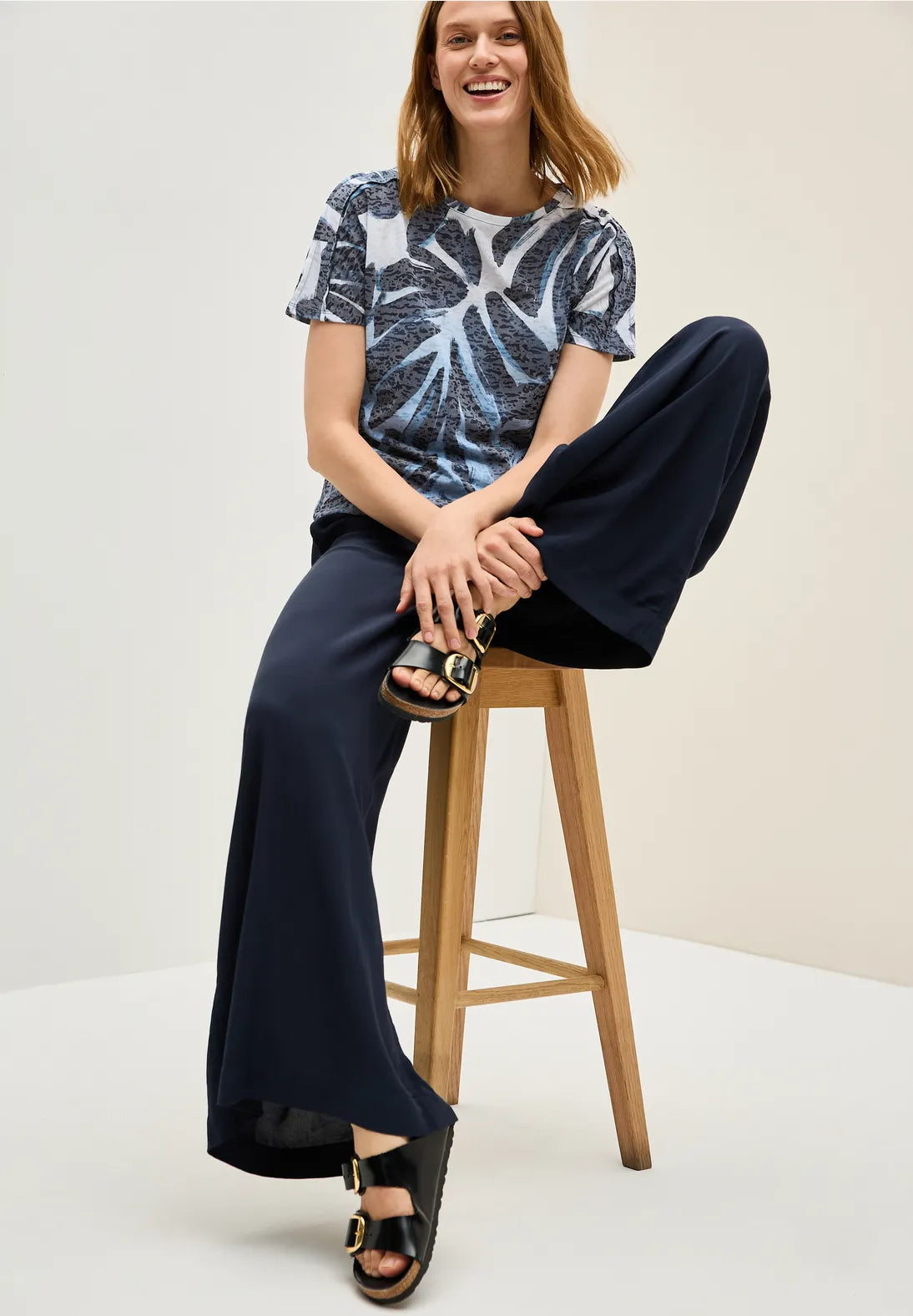 CECIL 323716 Fusion Burnout T-Shirt