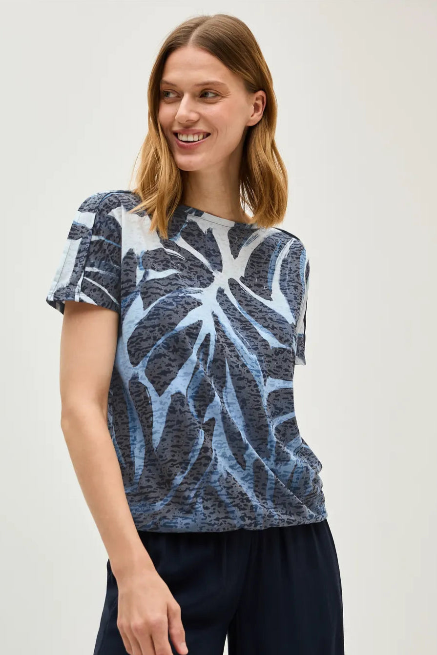 CECIL 323716 Fusion Burnout T-Shirt