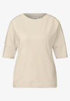 CECIL 323717 Solid T-Shirt With Buttons