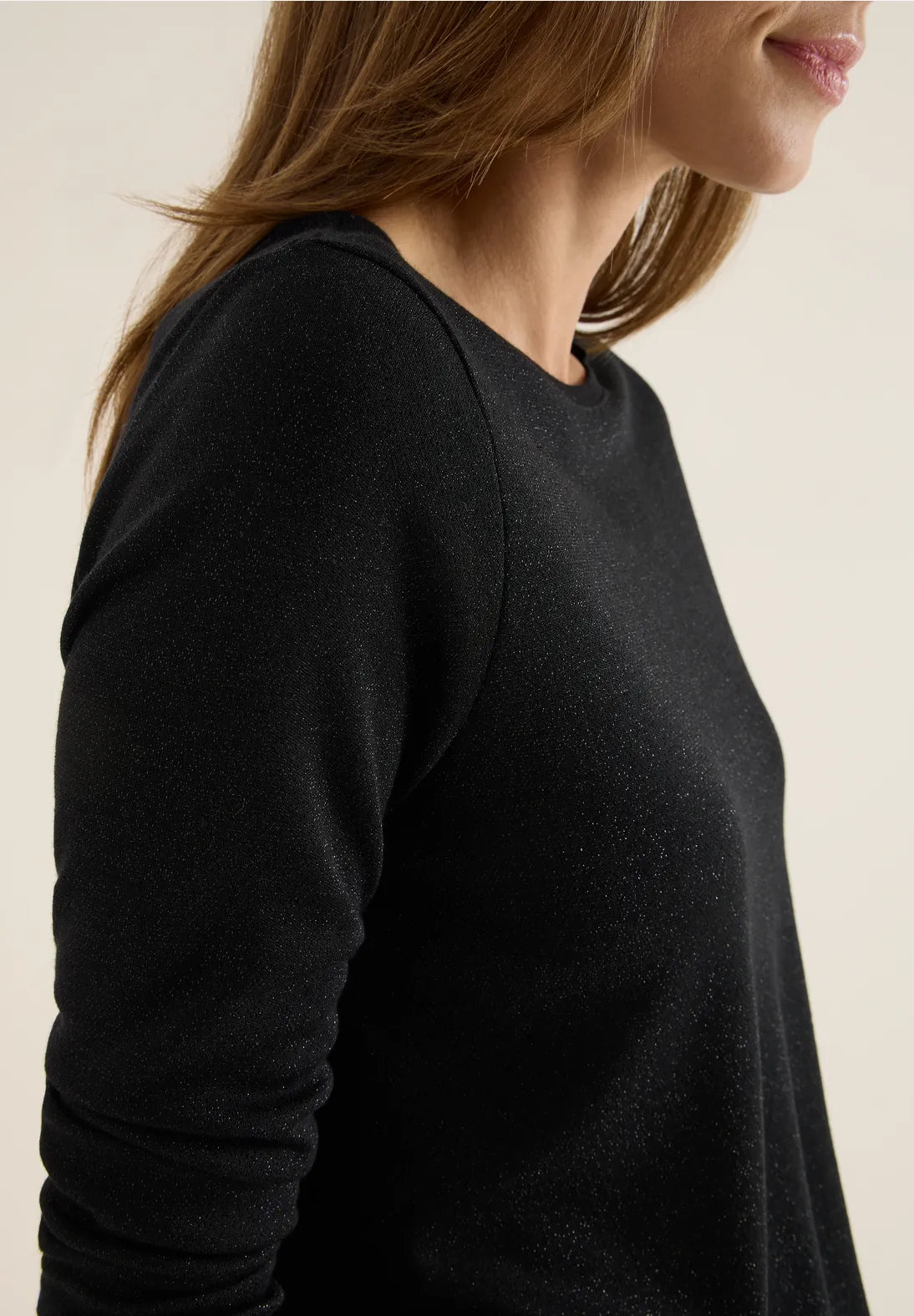 CECIL 323816 Glitter Jersey Top