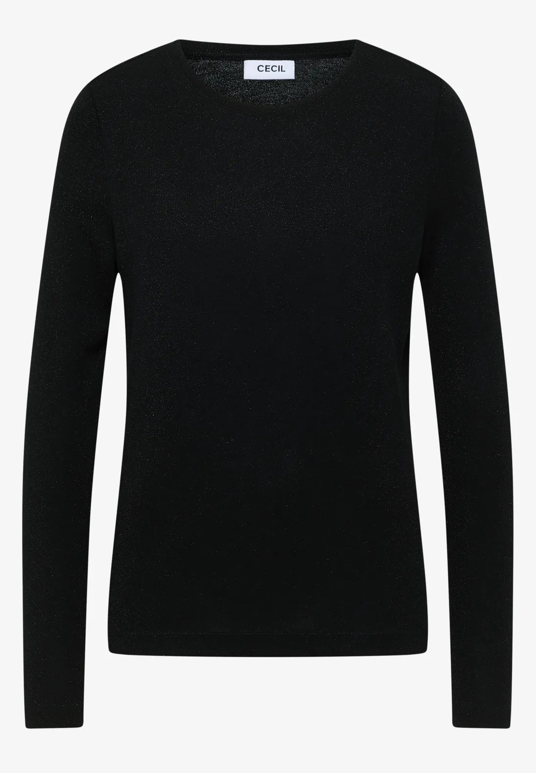 CECIL 323816 Glitter Jersey Top