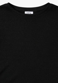 CECIL 323816 Glitter Jersey Top