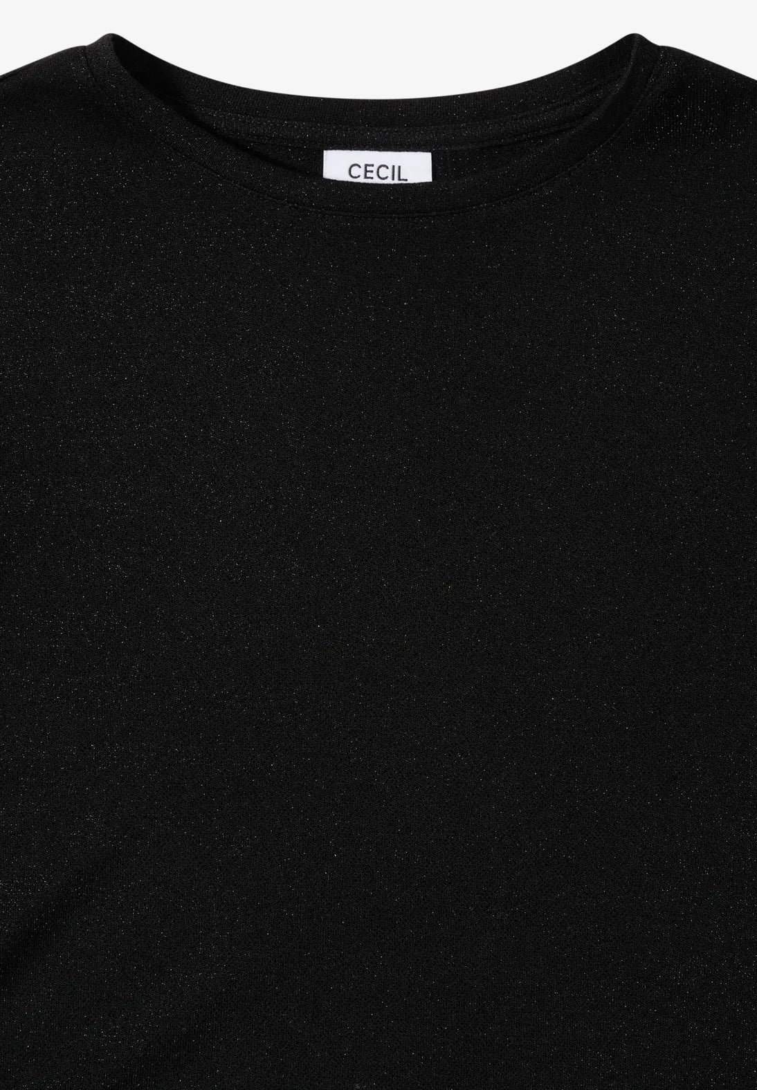 CECIL 323816 Glitter Jersey Top